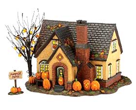 Pumpkin House picture, one of the bestsellers from Department 56's Halloween village
