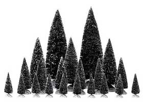Picture of Lemax set of Christmas trees