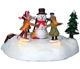 Photo showing Lemax model named the Merry Snowman